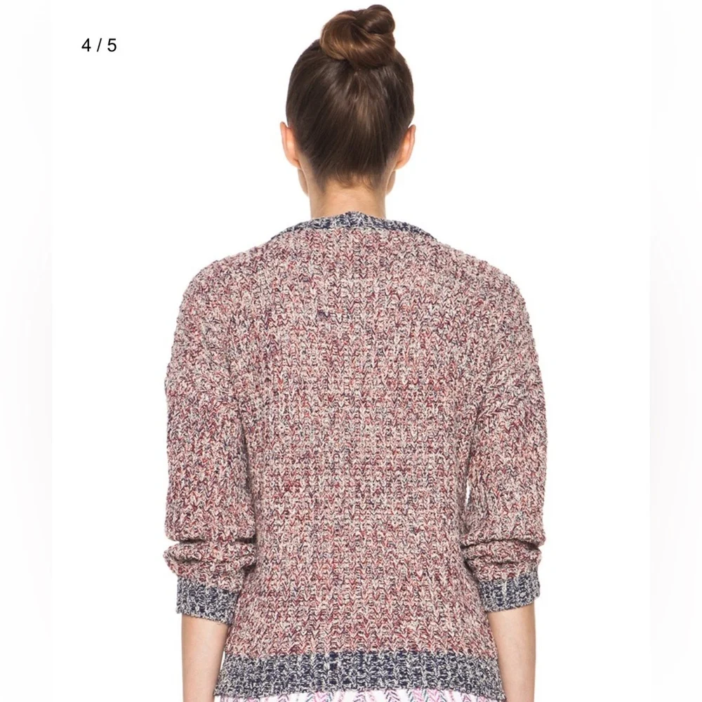 ISABEL MARANT ETOILE Maverick Americana Multi Color Sweater - Size 38 - Picture 4 of 9